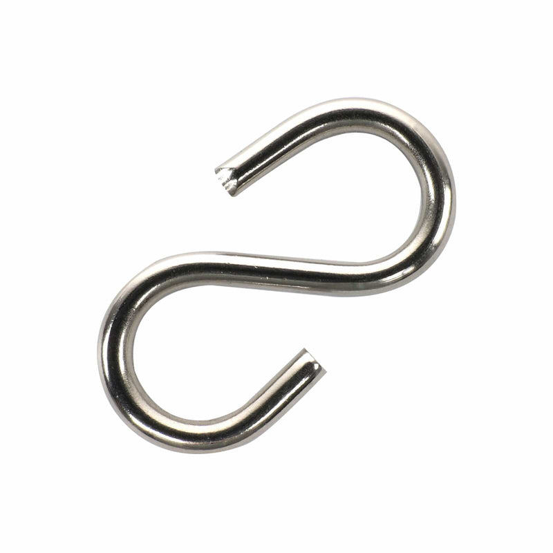 XINXING MARINE Crochet de sécurité en forme de S en acier inoxydable, antidérapant et antirouille