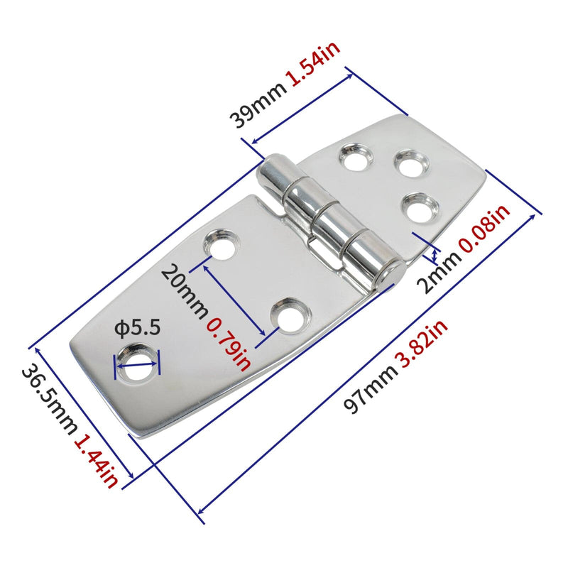 corrosion resistant hinge